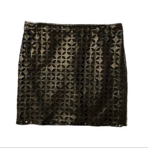 Vince Camuto Women’s Faux Leather Mini Pencil Skirt